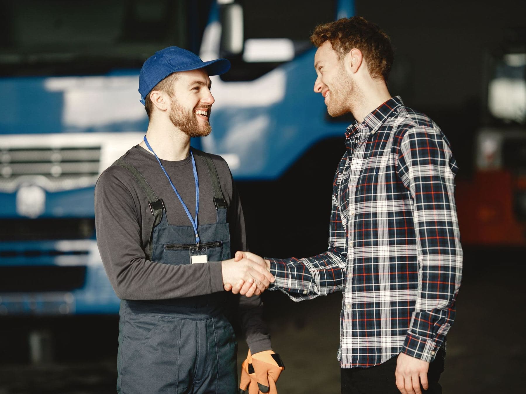 Auto body & repair: a photograph from the sample site we built for the trade