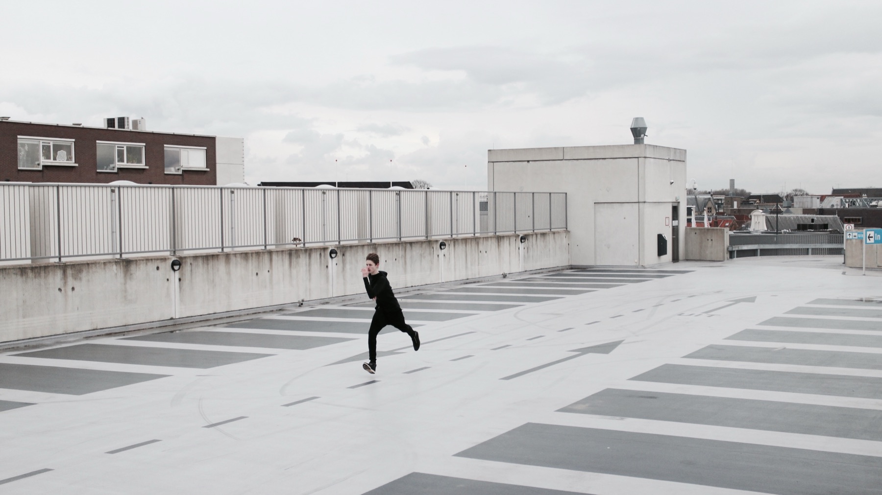 Moving across a roof slope