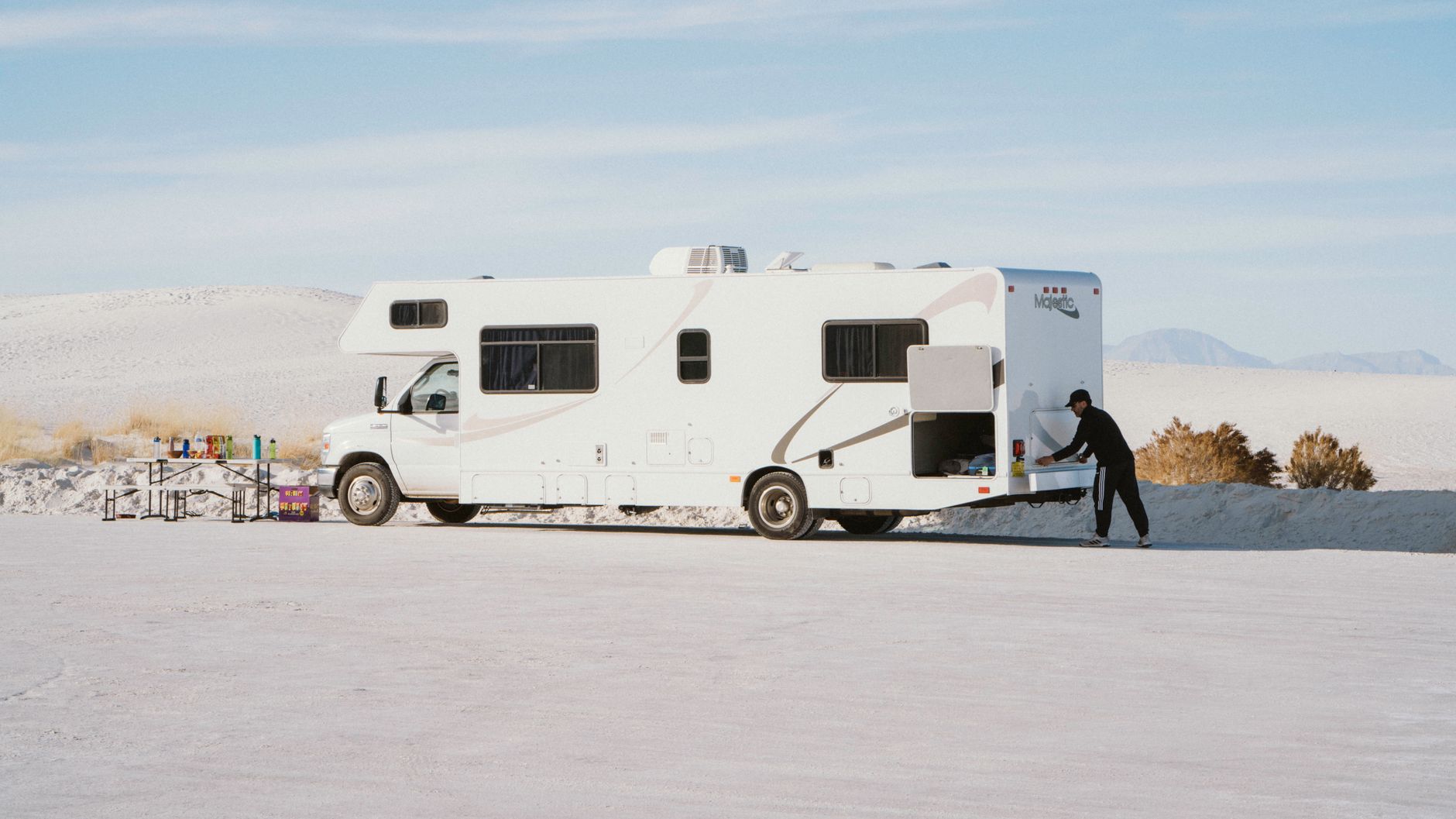 rv motorhome road